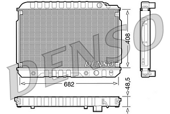 Радиатор охлаждения DENSO DRM17003