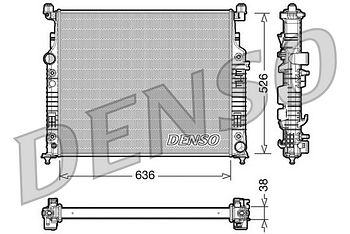 Радиатор охлаждения DENSO DRM17006