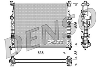 Радиатор охлаждения DENSO DRM17007
