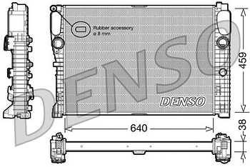 Радиатор охлаждения DENSO DRM17014
