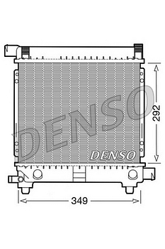 Радиатор охлаждения DENSO DRM17027