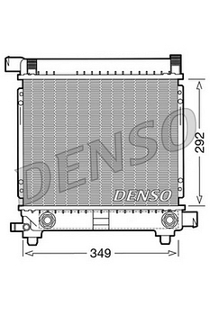 Радиатор охлаждения DENSO DRM17028