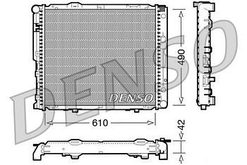 Радиатор охлаждения DENSO DRM17033