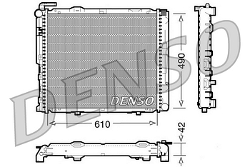 Радиатор охлаждения DENSO DRM17035