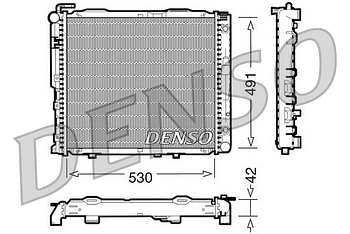 Радиатор охлаждения DENSO DRM17037