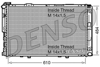 Радиатор охлаждения DENSO DRM17039