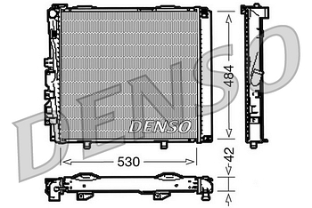 Радиатор охлаждения DENSO DRM17040