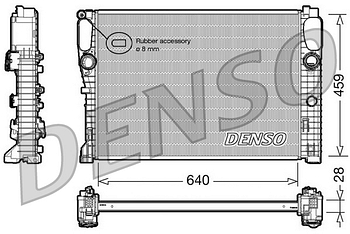 Радиатор охлаждения DENSO DRM17042