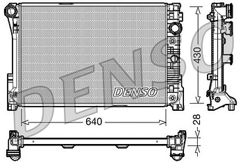 Радиатор охлаждения DENSO DRM17043