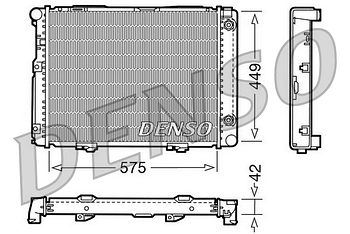 Радиатор охлаждения DENSO DRM17060