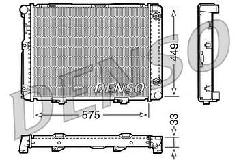 Радиатор охлаждения DENSO DRM17061