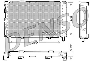 Радиатор охлаждения DENSO DRM17064