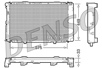 Радиатор охлаждения DENSO DRM17066