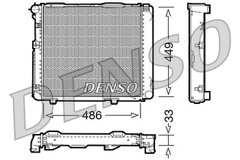 Радиатор охлаждения DENSO DRM17068