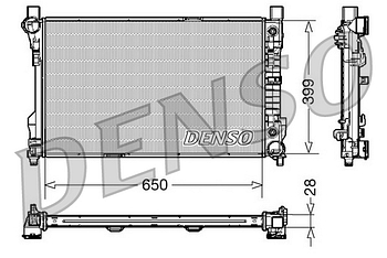 Радиатор охлаждения DENSO DRM17079