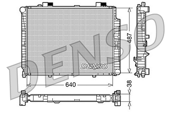 Радиатор охлаждения DENSO DRM17085