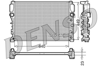 Радиатор охлаждения DENSO DRM17090