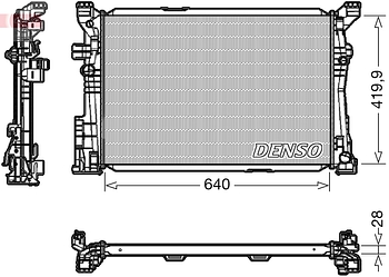 Радиатор охлаждения DENSO DRM17097