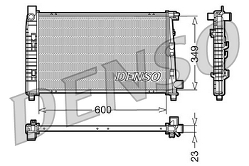 Радиатор охлаждения DENSO DRM17100