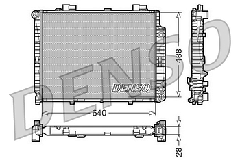 Радиатор охлаждения DENSO DRM17101
