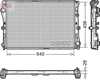 Радиатор охлаждения DENSO DRM17103