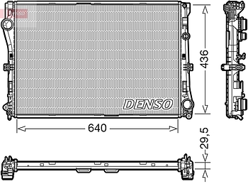 Радиатор охлаждения DENSO DRM17104