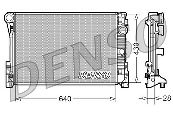 Радиатор охлаждения DENSO DRM17110
