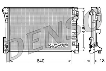 Радиатор охлаждения DENSO DRM17111