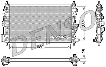 Радиатор охлаждения DENSO DRM20009