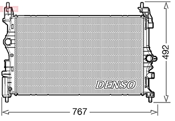 Радиатор охлаждения DENSO DRM20019
