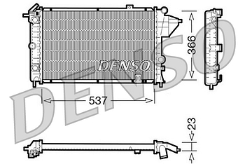 Радиатор охлаждения DENSO DRM20024