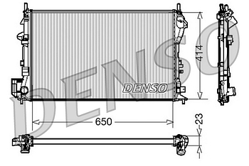 Радиатор охлаждения DENSO DRM20028
