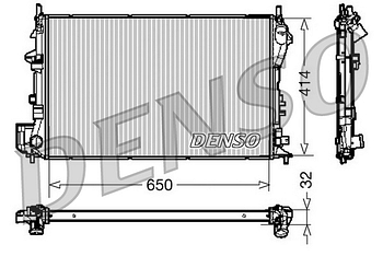 Радиатор охлаждения DENSO DRM20029