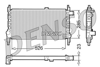 Радиатор охлаждения DENSO DRM20035