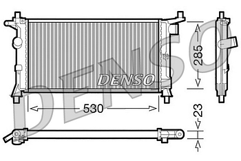 Радиатор охлаждения DENSO DRM20037