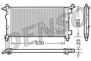 Радиатор охлаждения DENSO DRM20041