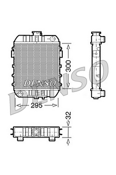 Радиатор охлаждения DENSO DRM20060