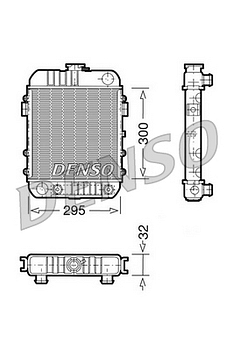 Радиатор охлаждения DENSO DRM20061