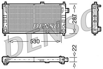 Радиатор охлаждения DENSO DRM20062