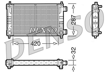Радиатор охлаждения DENSO DRM20063