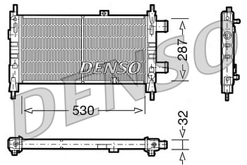 Радиатор охлаждения DENSO DRM20065