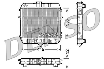 Радиатор охлаждения DENSO DRM20073