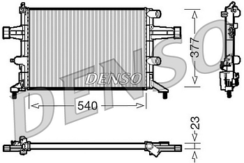 Радиатор охлаждения DENSO DRM20080