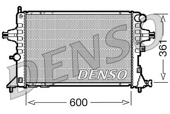 Радиатор охлаждения DENSO DRM20084