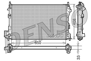 Радиатор охлаждения DENSO DRM20087