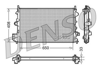 Радиатор охлаждения DENSO DRM20088