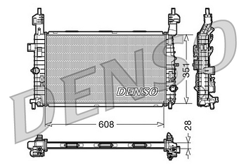 Радиатор охлаждения DENSO DRM20091