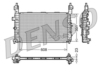 Радиатор охлаждения DENSO DRM20092