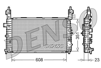 Радиатор охлаждения DENSO DRM20093