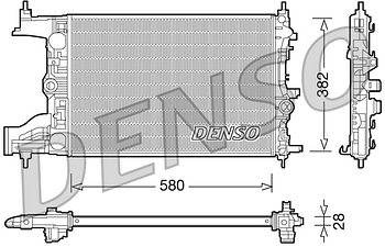Радиатор охлаждения DENSO DRM20096